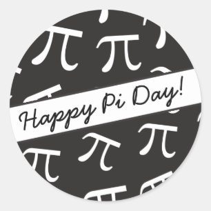 Veel Pi - Wiskunde - Happy Pi Day Ronde Sticker