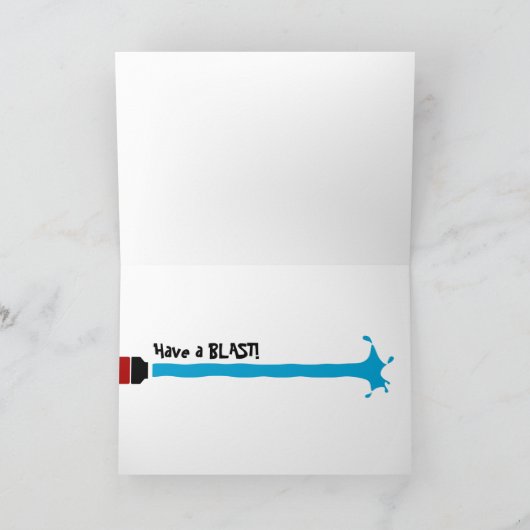 Veel plezier (Happy Birthday!) Kaart (Binnen)