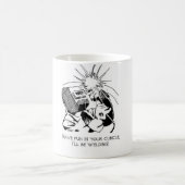 Veel plezier in je kubusje, ik zal lassen! koffiemok (Center)