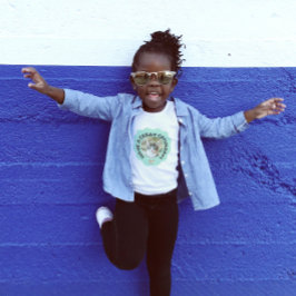 Veel plezier op zaterdag! Turquoise aangepaste kat T-shirt