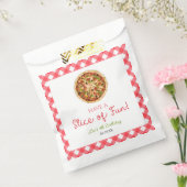 Veel plezier! Pizza Verjaardagsfeestje Bedankzakje (Gezegeld)