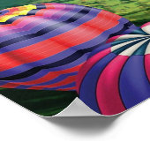 Veel Poster van heteluchtballonnen (Hoek)