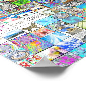 Veel punten van uitzicht Eén hart Eén liefde Poster (Hoek)