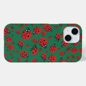 Veel rode lieveheersbeestjes Lucky Pattern Emerald Case-Mate iPhone Case (Achterkant (horizontaal))
