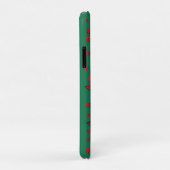 Veel rode lieveheersbeestjes Lucky Pattern Green Case-Mate iPhone Case (Achterkant/rechts)