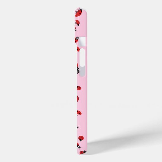 Veel rode lieveheersbeestjes Lucky Pattern Pastel Case-Mate iPhone Case (Achterkant / Links)