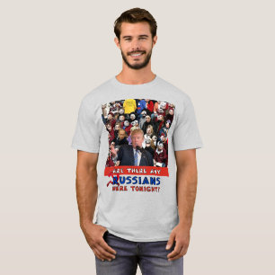Veel Russen, Trump Rally, Trump, Rusland, Emoji T-shirt