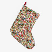 Veel  Santas Grote Kerstsok (Voorkant (Hangend))