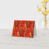 Veel saxofoons kaart (Gele Bloem)