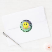 Veel Schaats Ronde Sticker (Envelop)