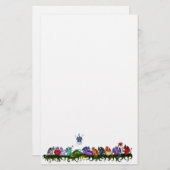 Veel schattige Dragons Briefpapier (Voorkant / Achterkant)