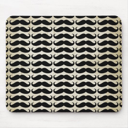 Veel snorren patroon muismat (Voorkant)
