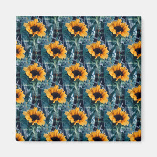 Veel soennitische zonnebloemen.... magneet