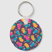Veel sokken Happy Feet-Sleutelhanger