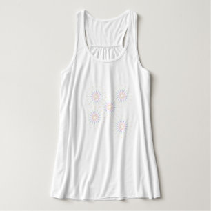 veel stippen glanzend grappig tanktop