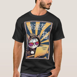 Veel succes kat japans katachtige perfecte kat t-shirt