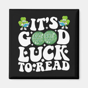 Veel succes met het lezen van St Patricks Day Disc Magneet