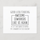 Veel succes met het vinden van geweldige collega's (Voorkant)