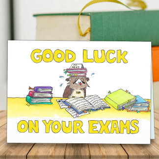 Veel succes met je examens Groet  Kaart