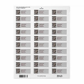 Veel succes rustieke Hoefijzer design labels (Full Sheet)