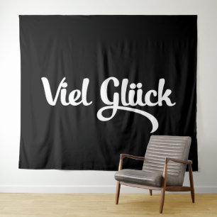 Veel succes   Veel Succes Duitse Taal Wandkleed