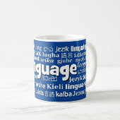 Veel talen koffiemok (Voorkant rechts)