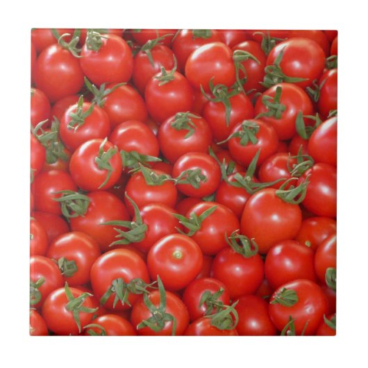 Veel Tegel van Cherry Tomaten Tegeltje (Voorkant)