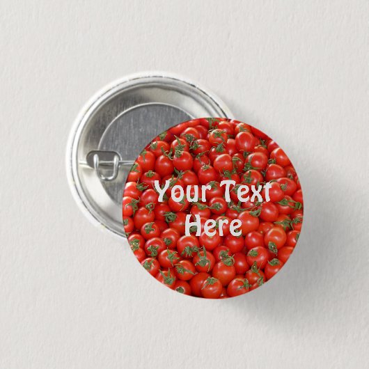 Veel tomaten Button (Voorkant /achterkant)