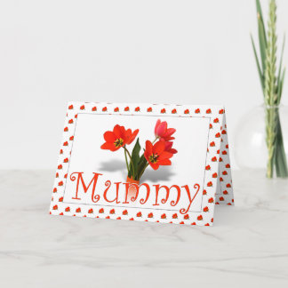 Veel Tulpen voor moeder op Mothering Zondag Kaart