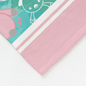 Veel varkens - Monogrammed Fleece Deken (Hoek)