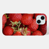 Veel verse aardbeien Case-Mate iPhone case (Achterkant (horizontaal))