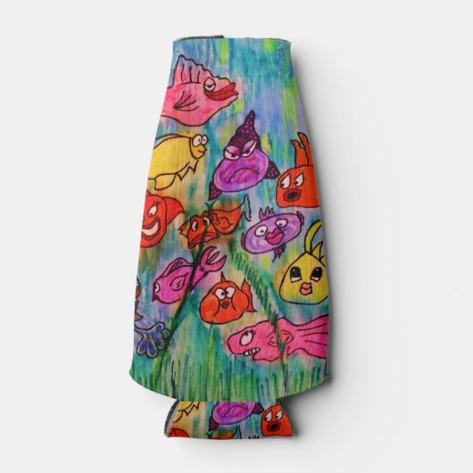 Veel visfles en Koelbox Flesjeskoeler (Voorkant)