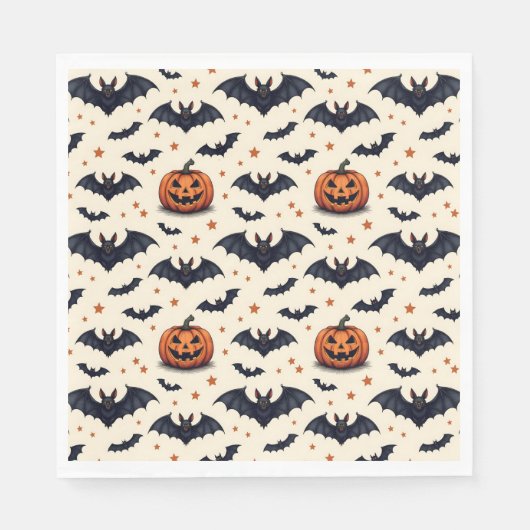 Veel vleermuizen servet (Voorkant)