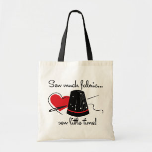 Veel weefsel naaien tote bag