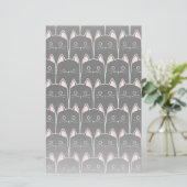 Veel zwarte katten briefpapier (Staand voorkant)