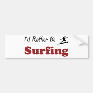 Veeleer surfen bumpersticker