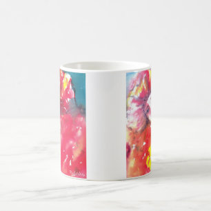 VEELEI MASKERADE FEITEN - KOOLSTOFMASK IN ROOD KOFFIEMOK