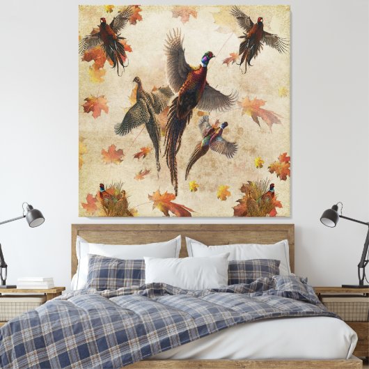 Veelgebruikte zakdoek voor papieren drager canvas afdruk (Insitu (Slaapkamer))