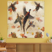 Veelgebruikte zakdoek voor papieren drager canvas afdruk (Insitu (Woonkamer))
