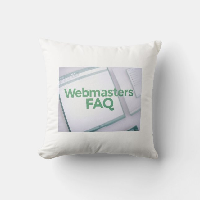 Veelgestelde vragen over WebMasters Kussen (Voorkant)