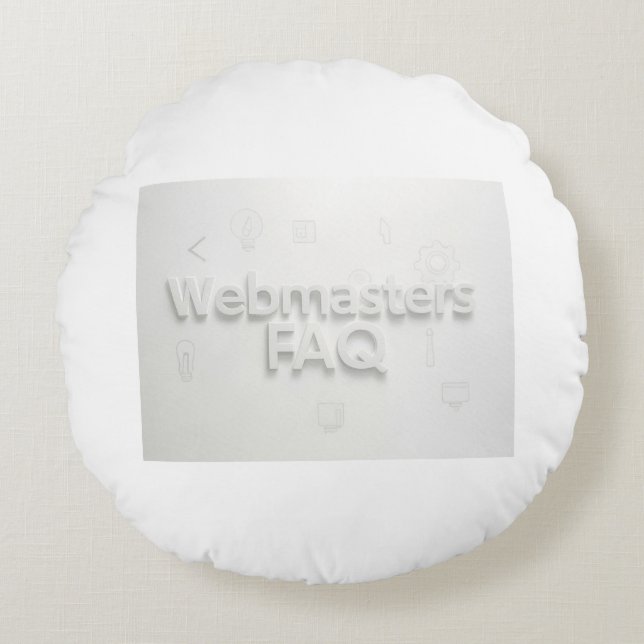 Veelgestelde vragen over webmasters rond kussen (Voorkant)