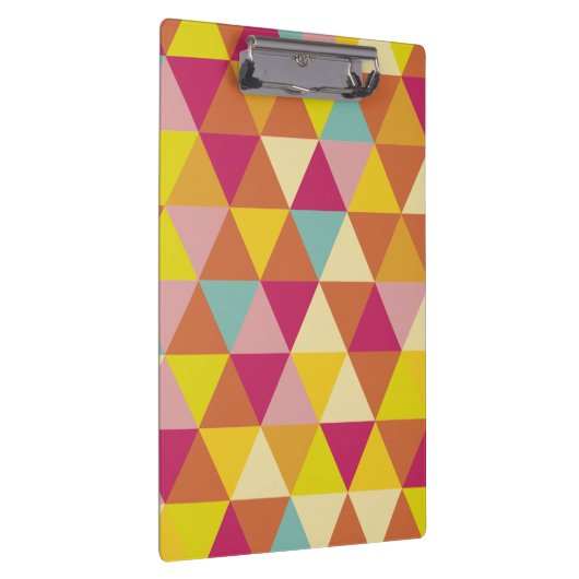 Veelhoekdriehoeken met meerdere kleuren in geometr klembord (Rechts)