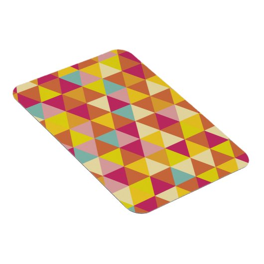 Veelhoekdriehoeken met meerdere kleuren in geometr magneet (Rechterzijde)