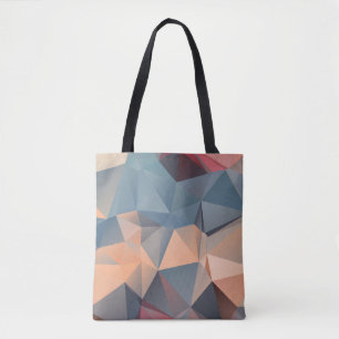 Veelhoekig mozaïek: creatieve geometrische elegant draagtas