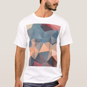 Veelhoekig mozaïek: creatieve geometrische elegant t-shirt