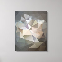 Veelhoekige geometrische Abstracte digitale kunst