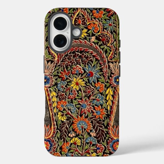  veelkleurig bloemmotief Case-Mate iPhone case (Achterkant)