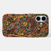  veelkleurig bloemmotief Case-Mate iPhone case (Achterkant (horizontaal))