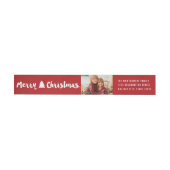 Veelkleurig kerstpenseelscript - tekenfotoadres (Individueel)