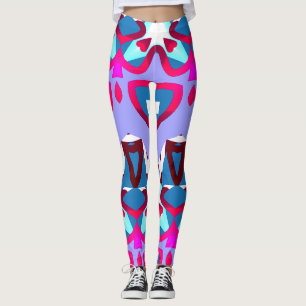Veelkleurig naadloos patroon "Ratti_Creative_Arts" Leggings